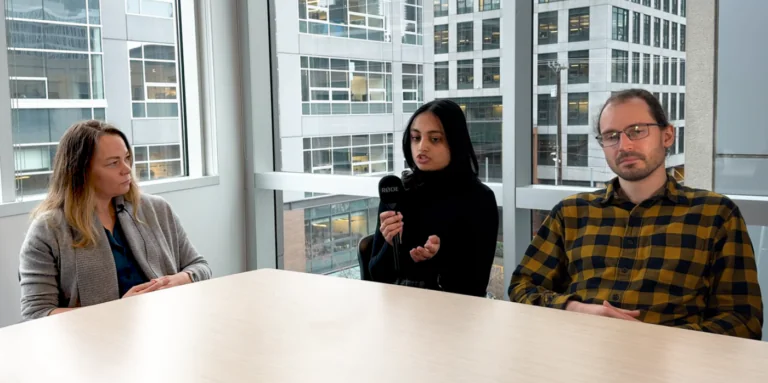 Kuchina Lab members discuss new findings published in Nature Communications.